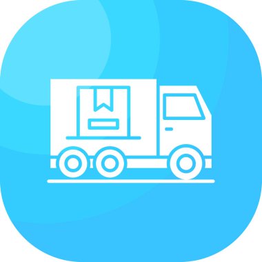 kamyon vektör simgesi sembolü çizimi