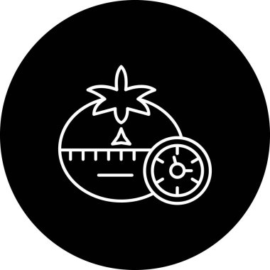 A 'nın eşsiz vektör çizgisi simgesi