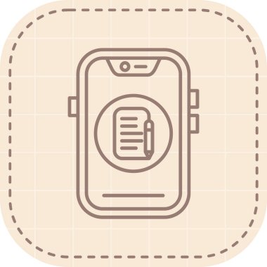 cep telefonu ikonu vektör illüstrasyonu