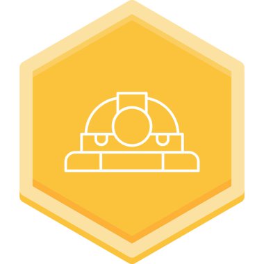 Modern bir simgenin vektör illüstrasyonu