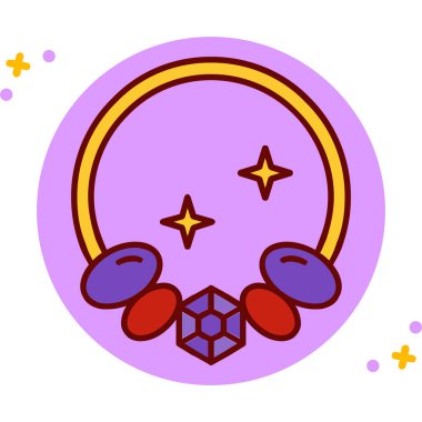 Sihirli şapka simgesi. vektör çizim