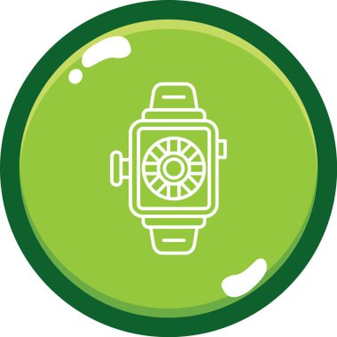 izle simge vektör illüstrasyonu