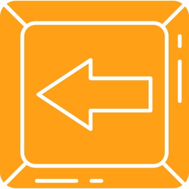 Yön. Web simgesi basit illüstrasyon