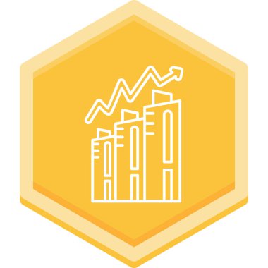 Modern simgenin vektör illüstrasyonu