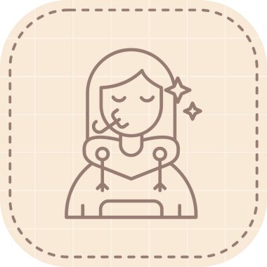 Hediyelerle dolu güzel bir kız.