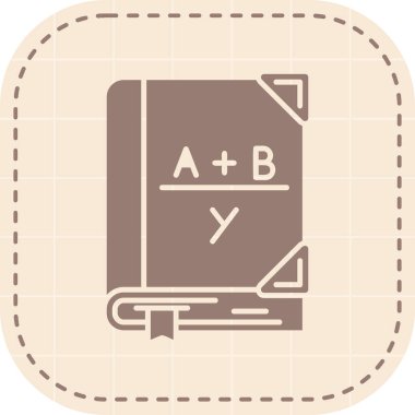 Bir b eksikliği simgesinin vektör çizimi