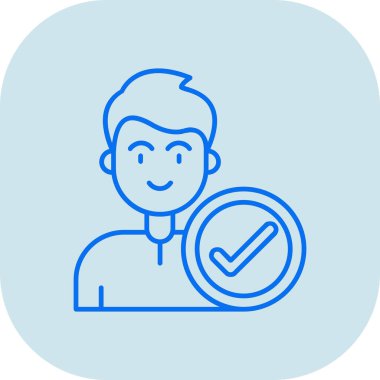 Vektör Avatar Simgesi illüstrasyonu