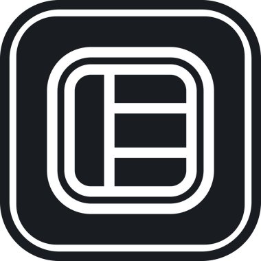 Modern b 'nin vektör illüstrasyonu eksik simgesi