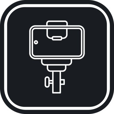 Fotoğraf kamera simgesi, basit tarzı