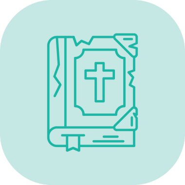 İncil simgesi, vektör illüstrasyonu