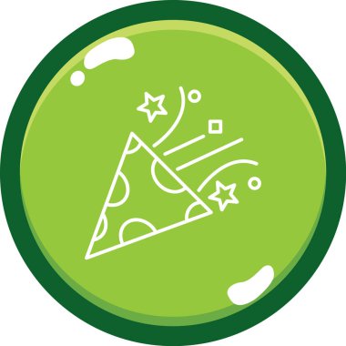 Bir noel ağacı simgesinin vektör illüstrasyonu