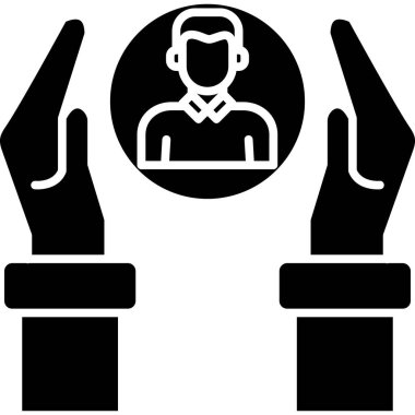 iş yönetimi simgesi, vektör illüstrasyonu