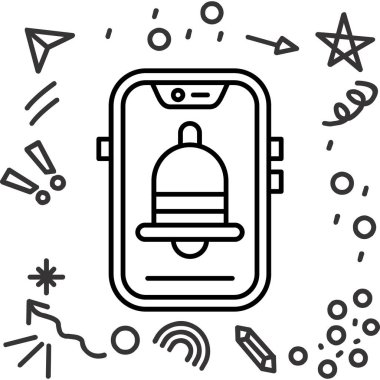 cep telefonu arama simgesi, özet biçimi