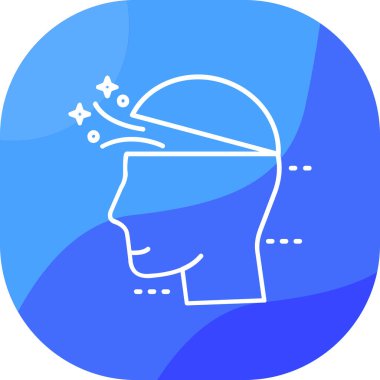 baş düşünme yaratıcı simgesi