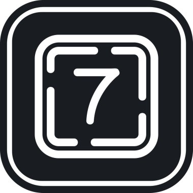 sekiz simge vektör çizim