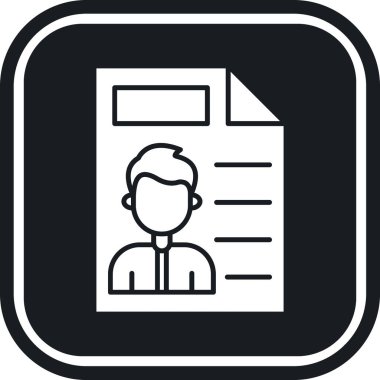 iş adamı simgesi, vektör illüstrasyonu