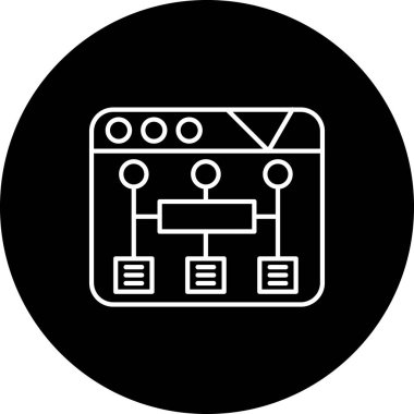 Modern b 'nin vektör illüstrasyonunda makinenin eksik simgesi