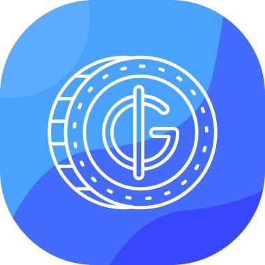 Tek bir harfin vektör illüstrasyonu