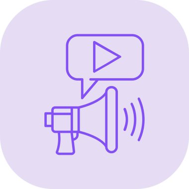 Konuşmacı simgesi. Web için hoparlör simgelerinin özet çizimi