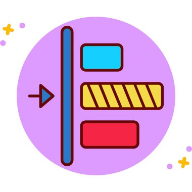 Çikolata. Web simgesi basit illüstrasyon