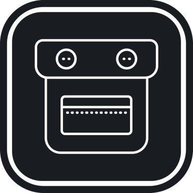 Çizgi film simgesinin vektör çizimi