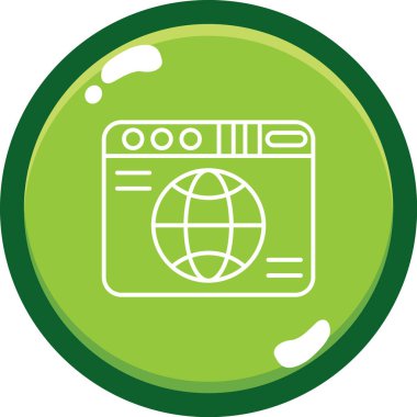 Çamaşır makinesi simgesinin vektör illüstrasyonu