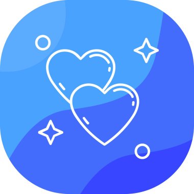 kalp simgesi, vektör illüstrasyonu