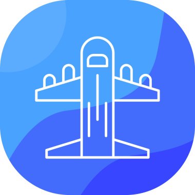 vektör cinsinden uçak simgesi