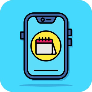 Akıllı telefon. Web simgesi basit illüstrasyon