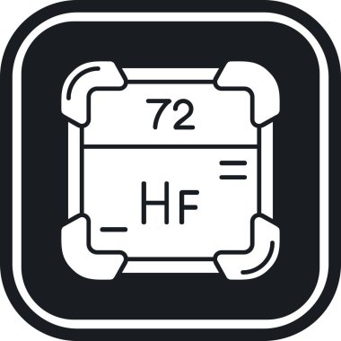 Tek kimyasal simge vektör çizim