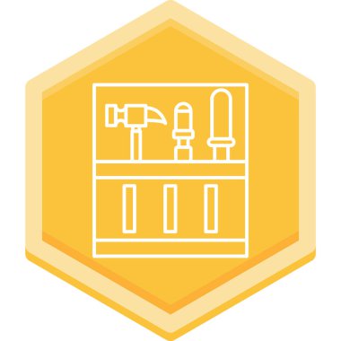 Modern bir simgenin vektör illüstrasyonu