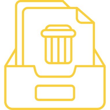 Bir belgenin vektör illüstrasyonu