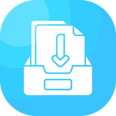 Dosya. Web simgesi basit illüstrasyon