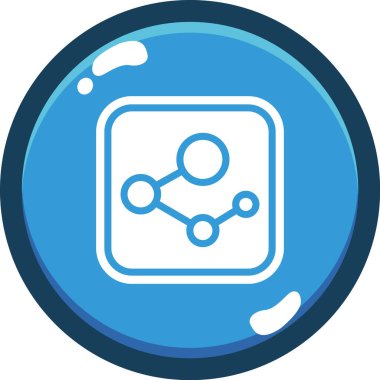 Şebeke. Web simgesi basit tasarım