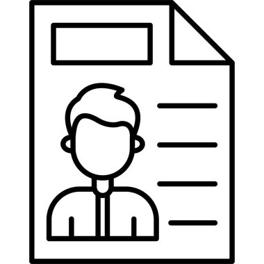 Pano vektör simgesine sahip iş adamı