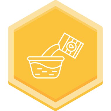 Gıda simgesinin vektör illüstrasyonu