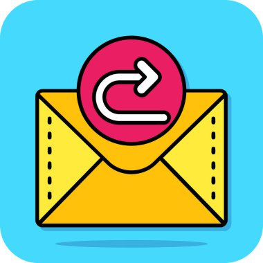 e- posta simgesi, vektör illüstrasyonu