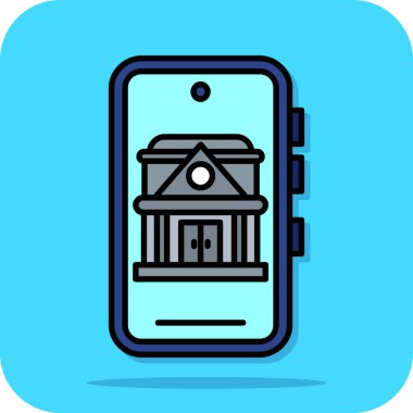 Banka oluşturma vektör illüstrasyonu