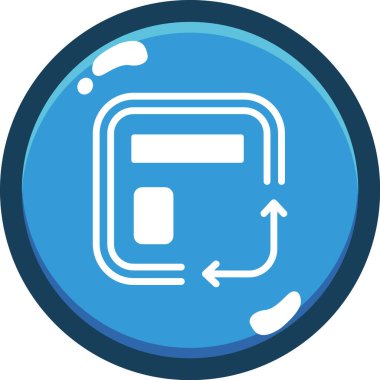 Kredi kartıyla. Basit resimleme