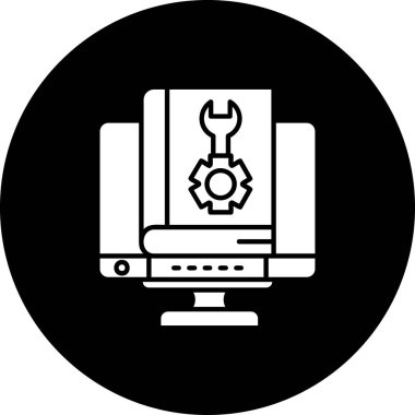 bilgisayar vektörü simgesi düz simgesi