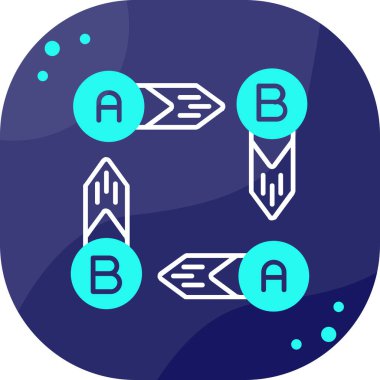 Beyaz arkaplanda izole edilmiş modayı takip eden ok simgesi