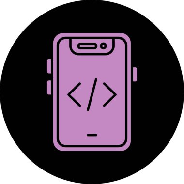 Kolayca düzenleyebilen akıllı telefon vektör simgesi