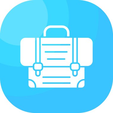 çanta simgesi vektör illüstrasyonu