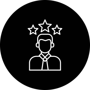 yıldız simgesi, vektör çizimi