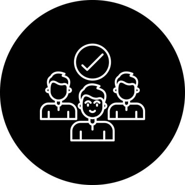 vektör insanlar simge illüstrasyonu