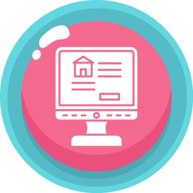 Ev konumu simgesi vektör illüstrasyonu