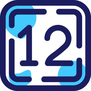 iki ton ikon vektör illüstrasyonu