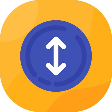 ok yönü konumu simgesi doldurulmuş ana hatlar biçiminde