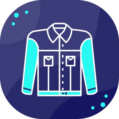 Kıyafetler. Web simgesi basit illüstrasyon