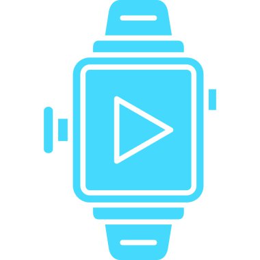 Saat simgesi. Taslak çizimi. Web için vektör simgelerini izle